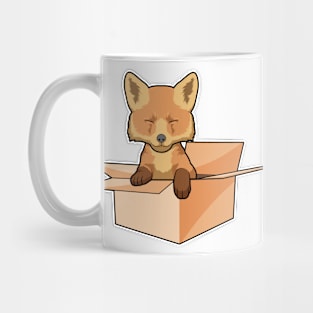 Fox as Baby in Box Mug